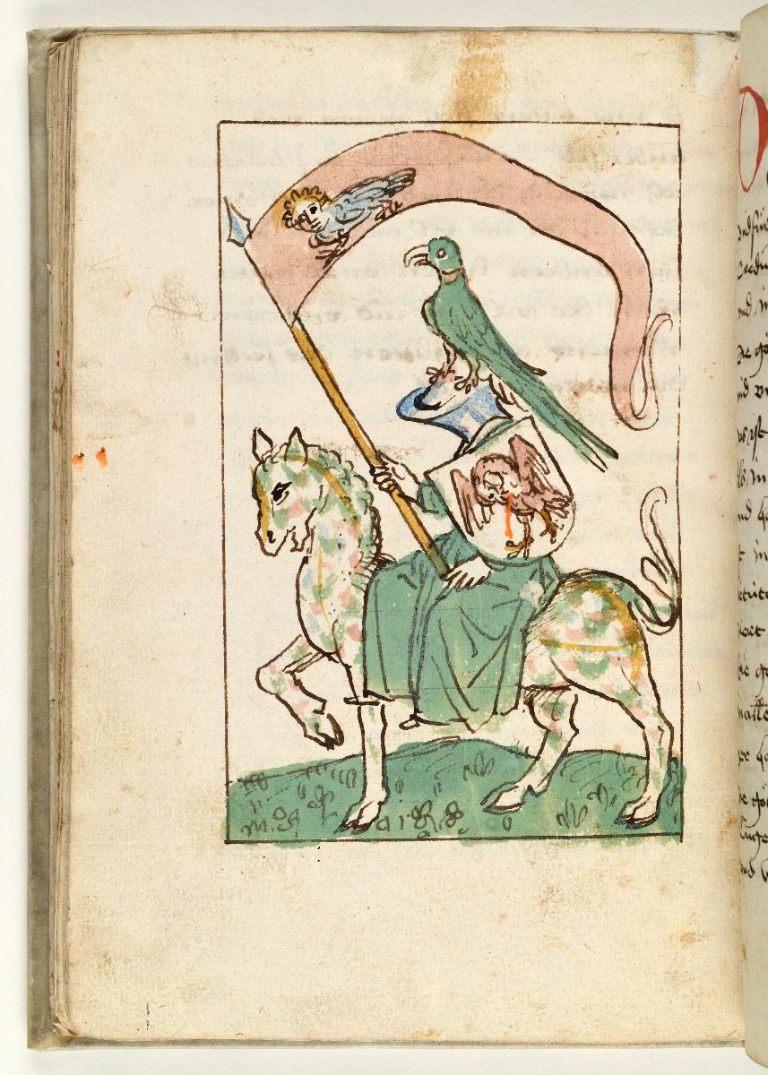 Die göttliche Liebe, in: Die sieben Tugenden und Todsünden. (Arnoldus de Hollandia, Liber gnosolitos.)