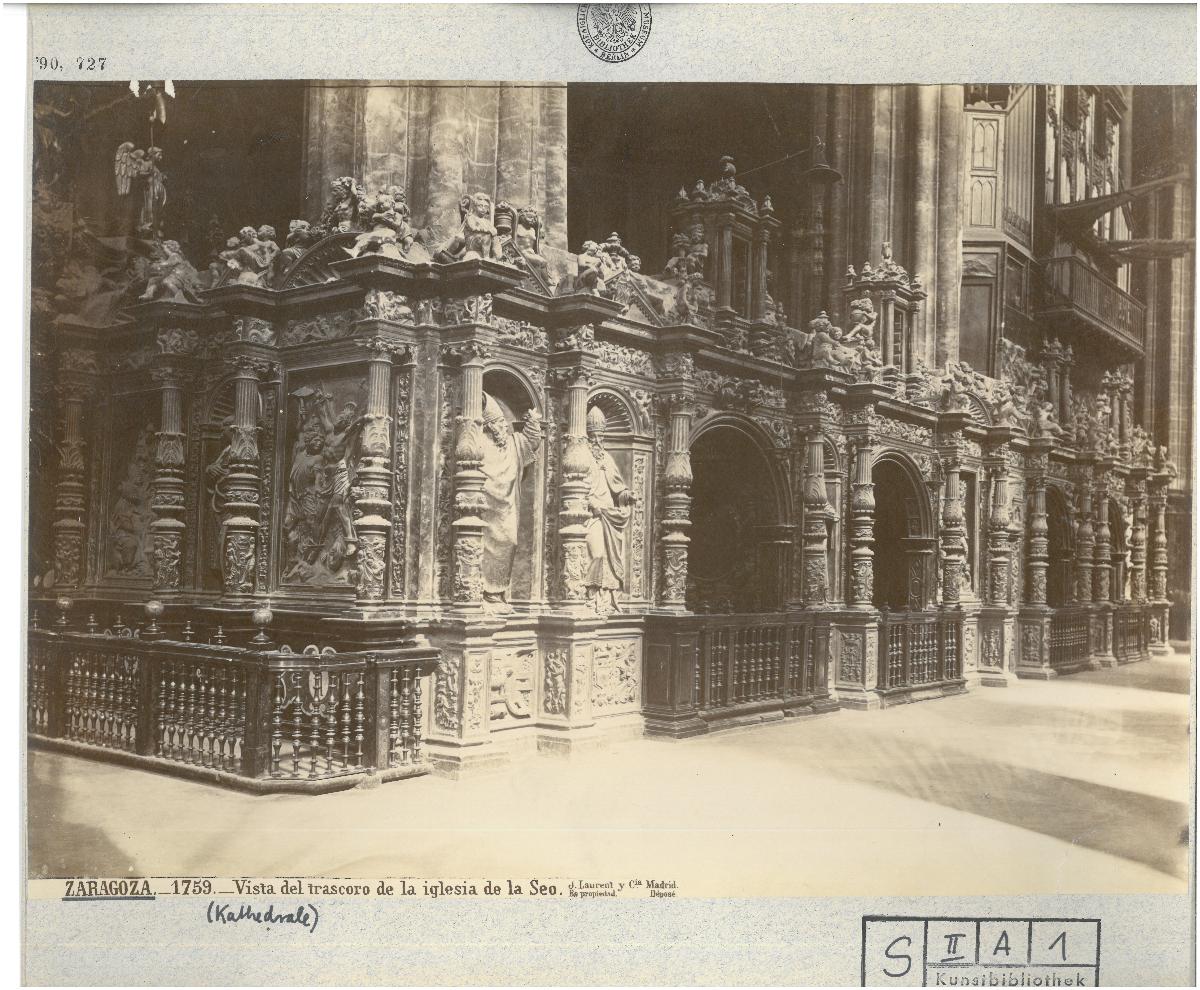 Zaragoza, Kathedrale, Lettner
