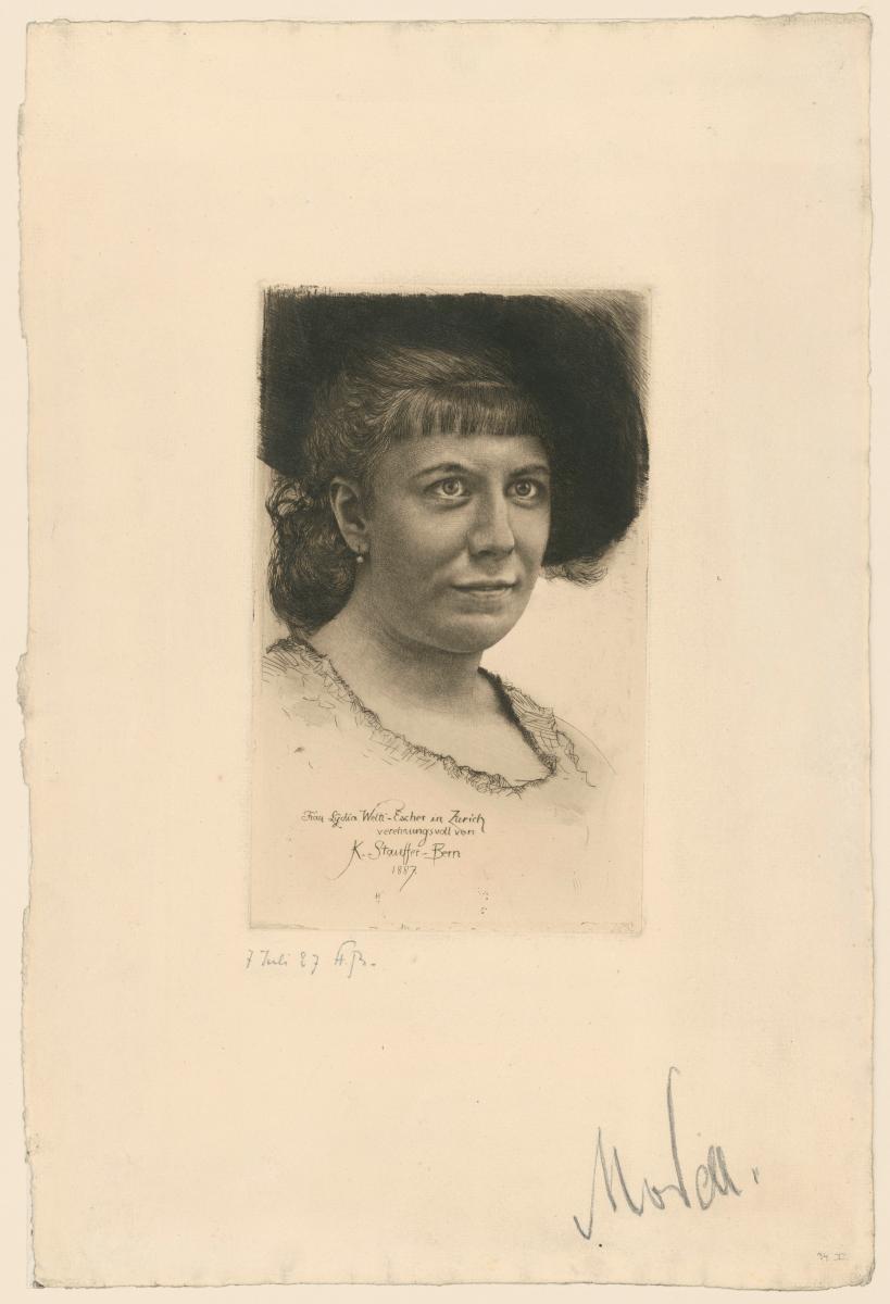 Lydia Welti-Escher (1. Zustand)