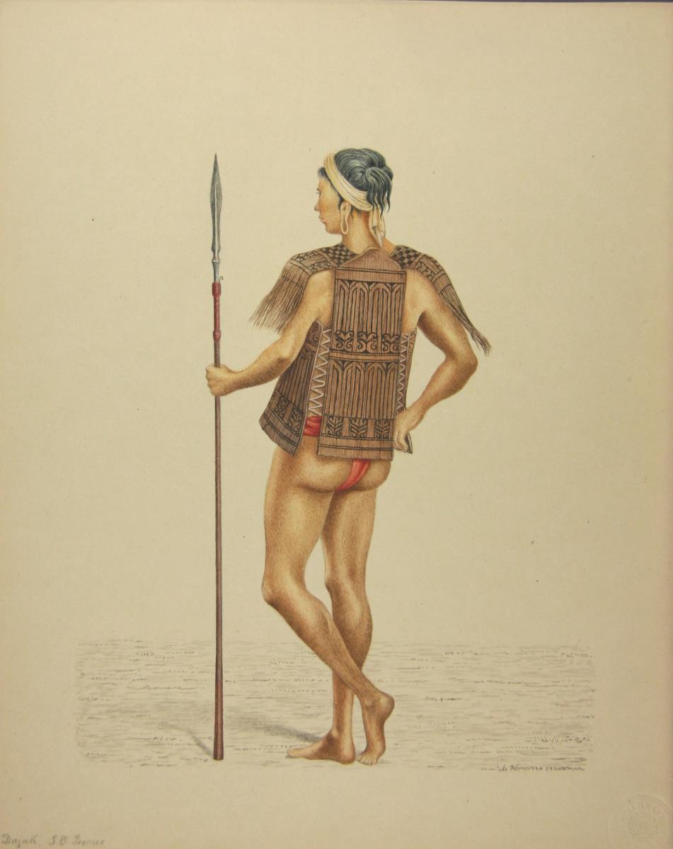 Dajak-Krieger