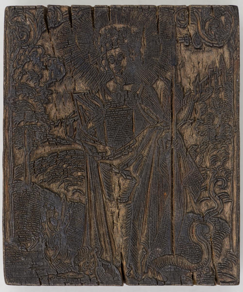 Hl. Agnes, Maria Magdalena, Mater Dolorosa, Maria, Anna selbdritt, Rochus, Bartholomeus, Judas, Philip, Johannes, Andreas, Gregor, Antonius, Sebastian, Christopherus, Stephan, Magarethe, Katharina, Ottilia, Ursula, Veronika (u.a.?)
(22 Stöcke)
