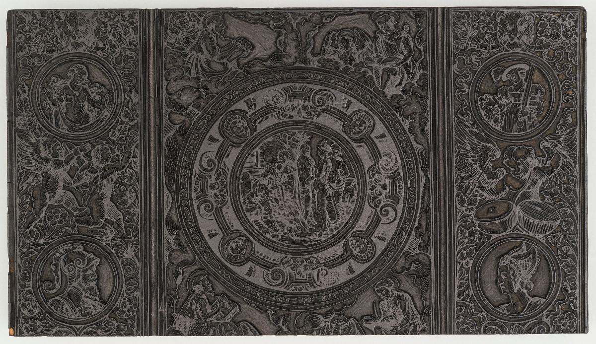 Ornamentfragment mit Medaillons