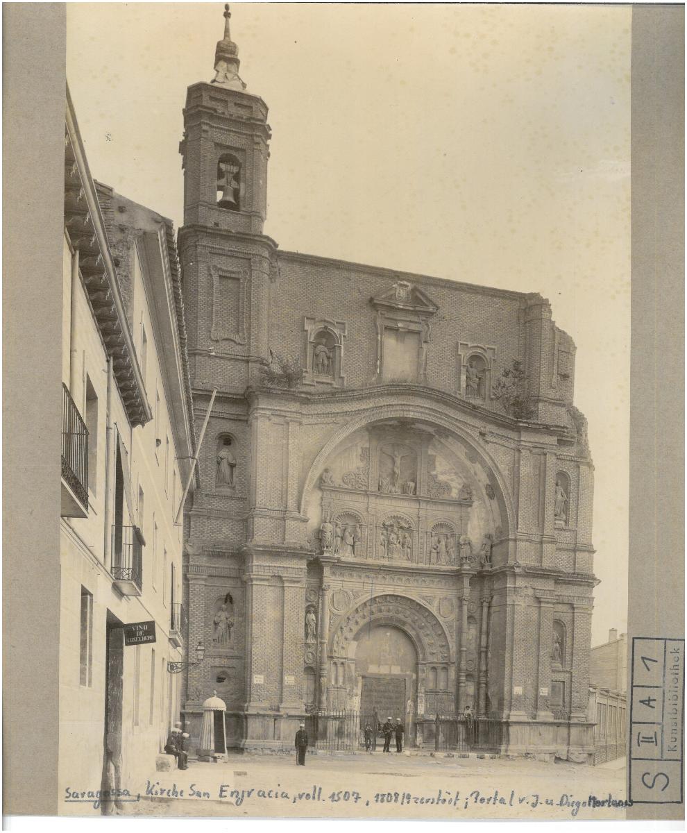 Zaragoza, Kirche Basilika Santa Engracia, Fassade