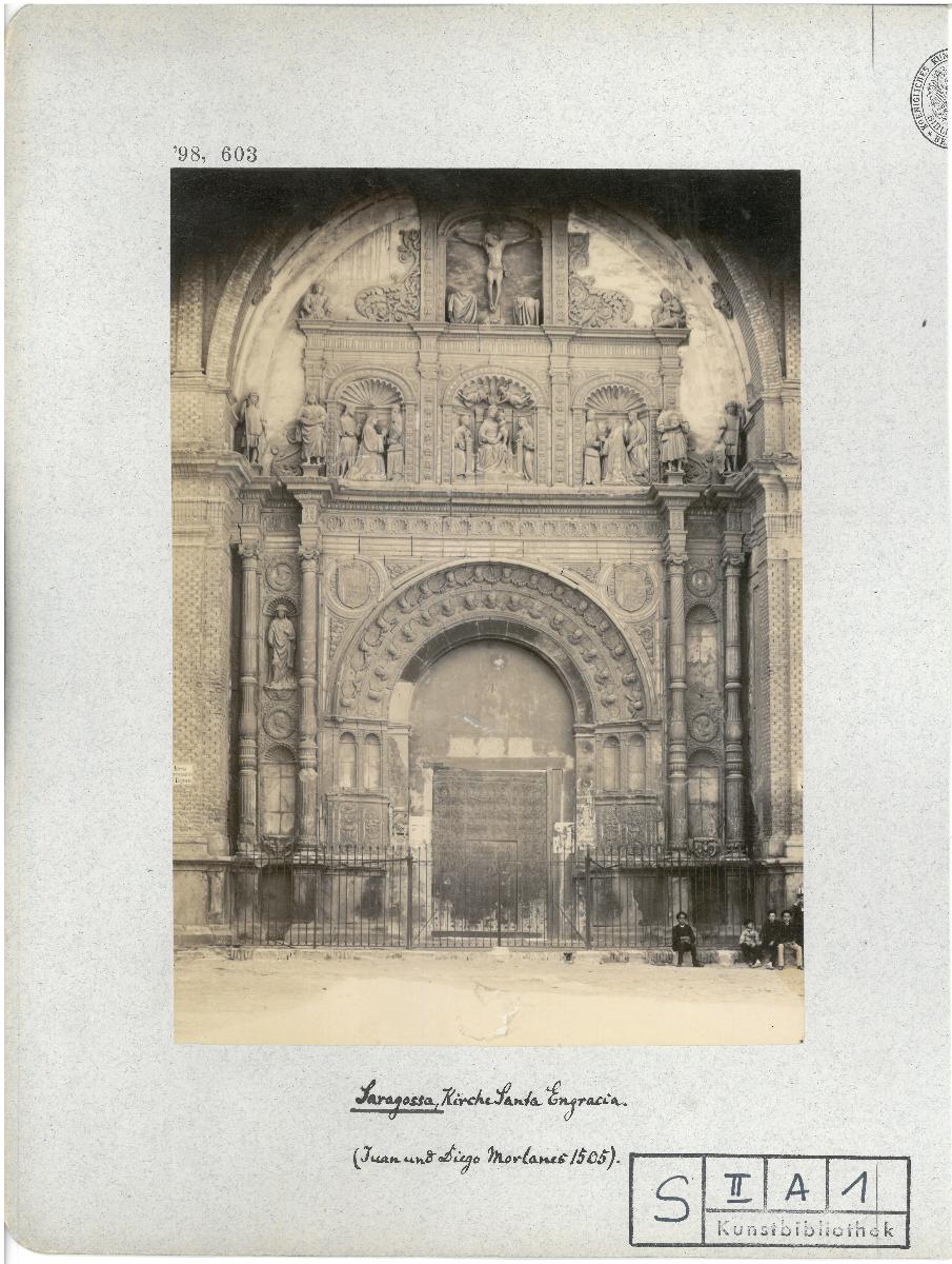 Zaragoza, Kirche Basilika Santa Engracia, Portal