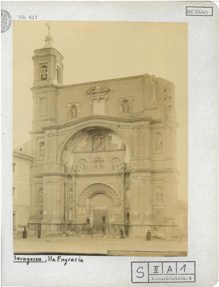 Zaragoza, Kirche Basilika Santa Engracia, Fassade