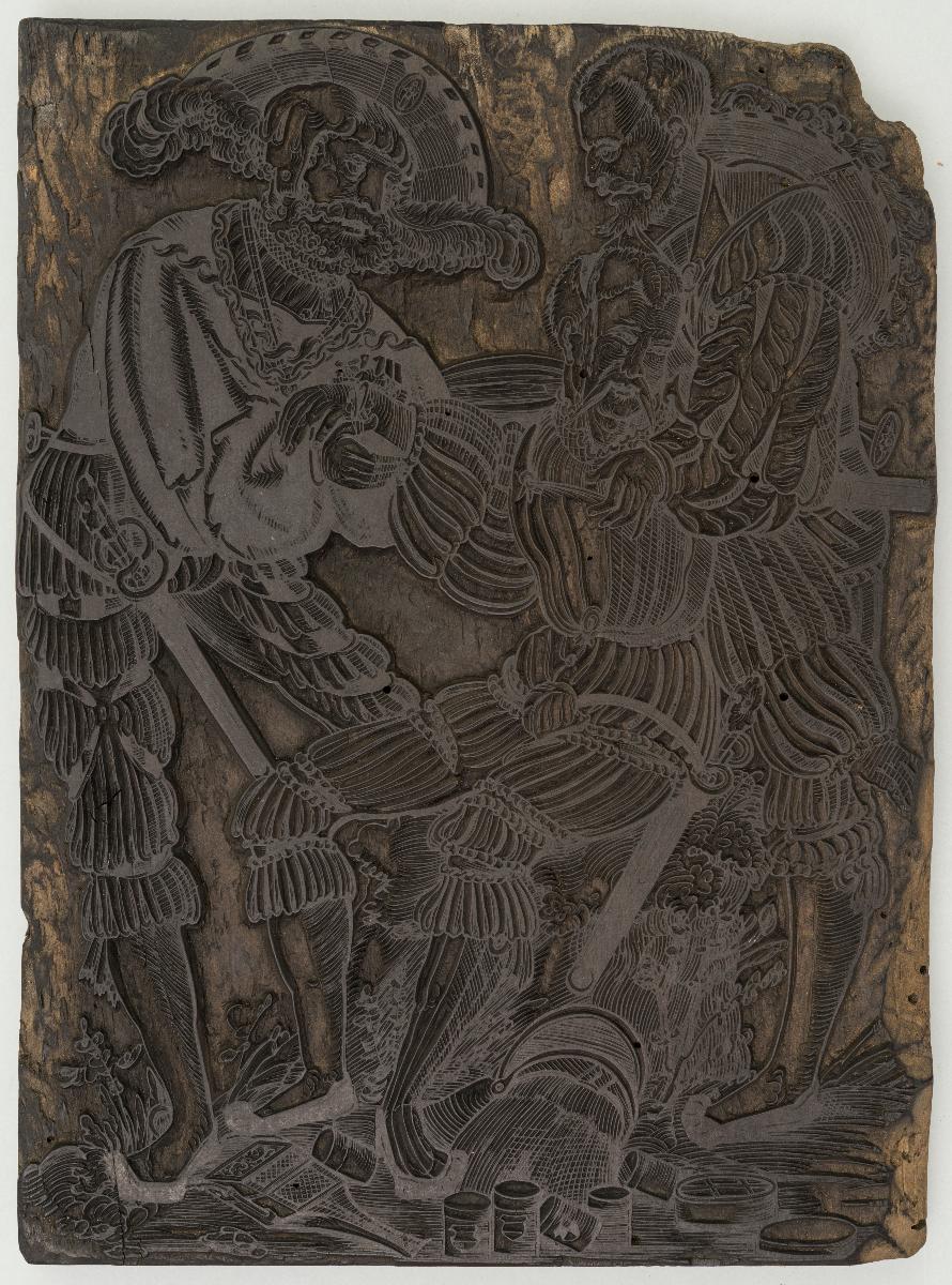 Feldarzt mit Patient