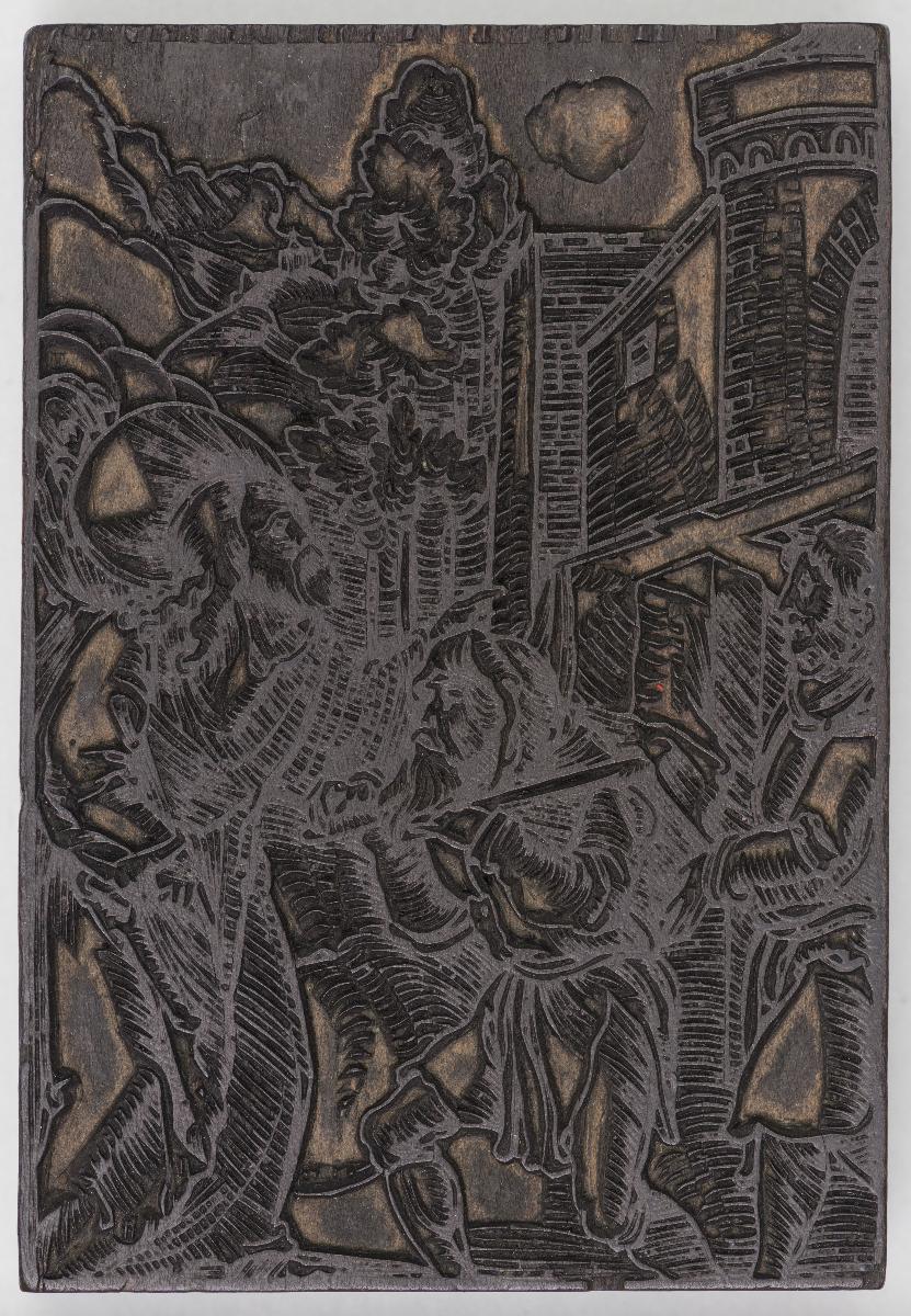 Biblische Szenen; (Eine davon zeigt Kaiser Max I., diese Horrak 752, Wolfgang von Maen, 360, 13; Eine weitere: Verrat des Judas von Maen, 360, 17. Vgl Burgkmair Kat. 1974)
(20 Stöcke)