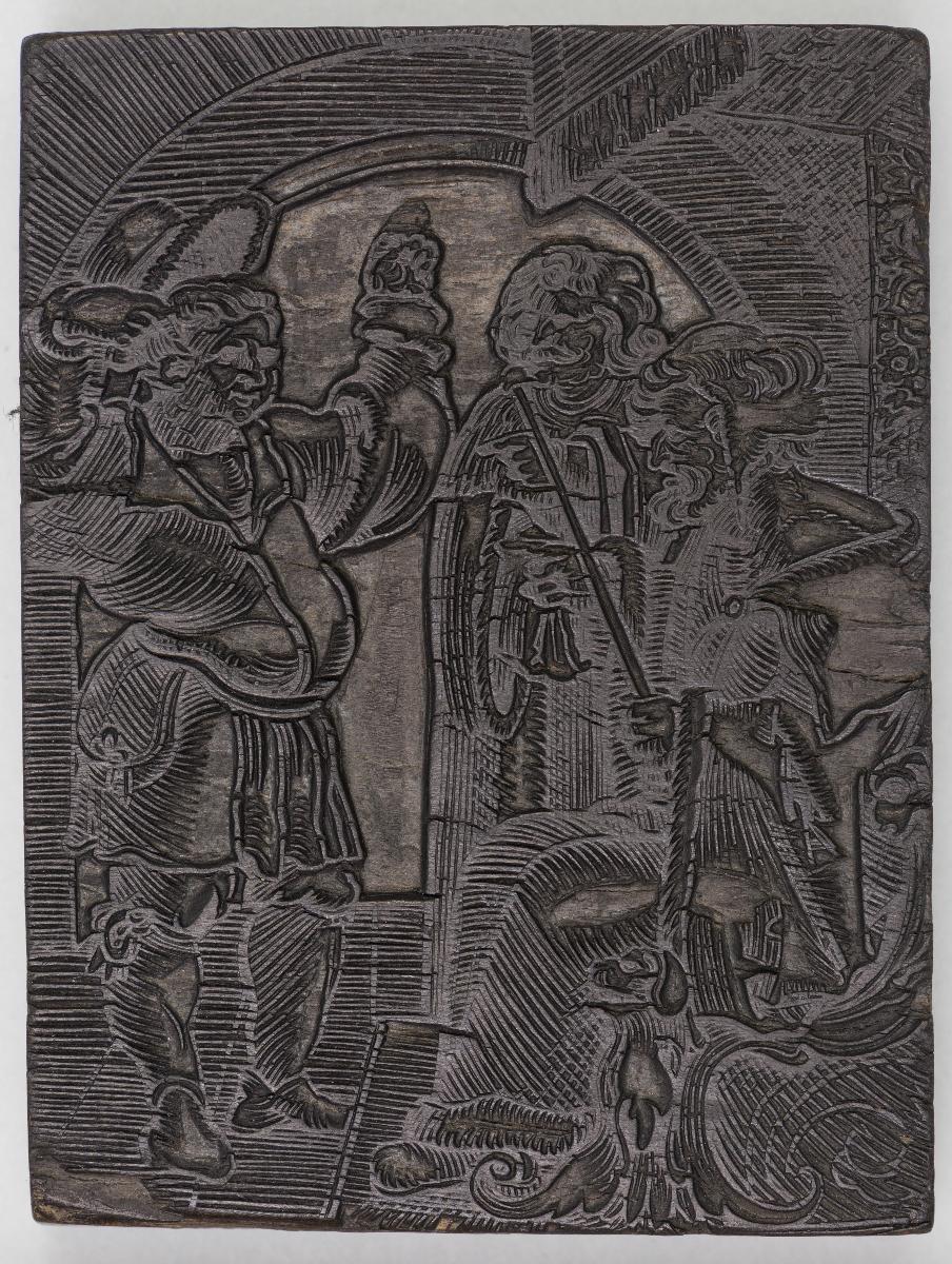 Biblische Szenen; (Eine davon zeigt Kaiser Max I., diese Horrak 752, Wolfgang von Maen, 360, 13; Eine weitere: Verrat des Judas von Maen, 360, 17. Vgl Burgkmair Kat. 1974)
(20 Stöcke)