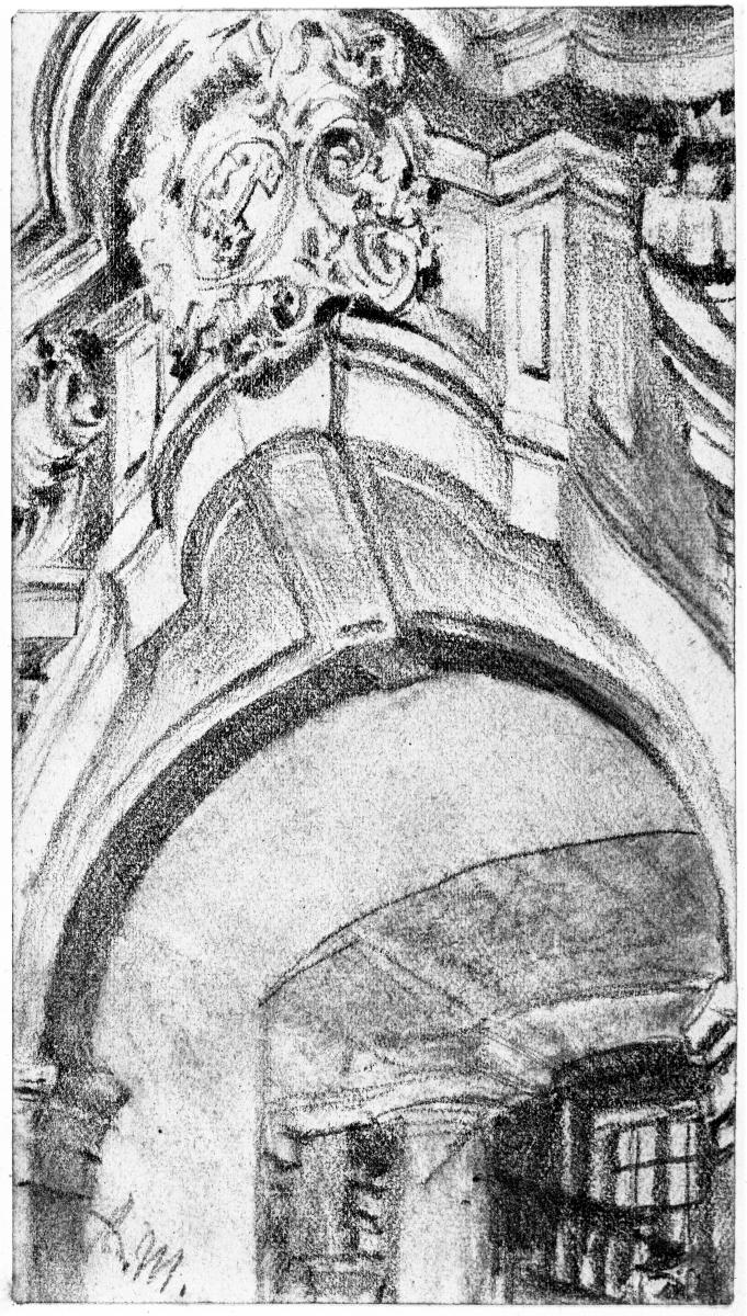 Oberer Teil eines barocken Portals