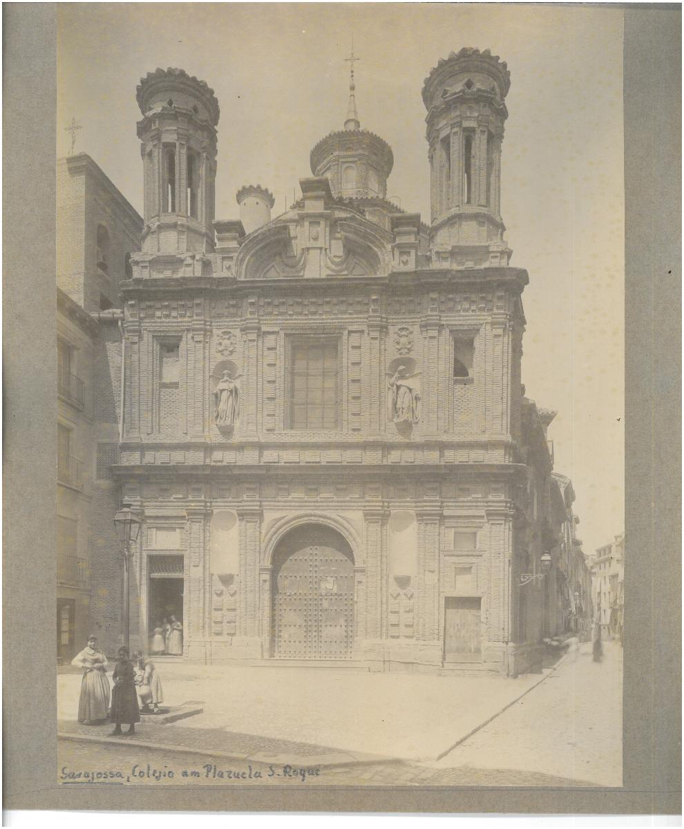 Zaragoza, Schule San Roque, Fassade