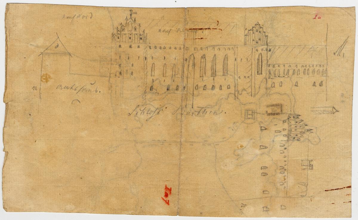 Schloss der Stadt Barten
