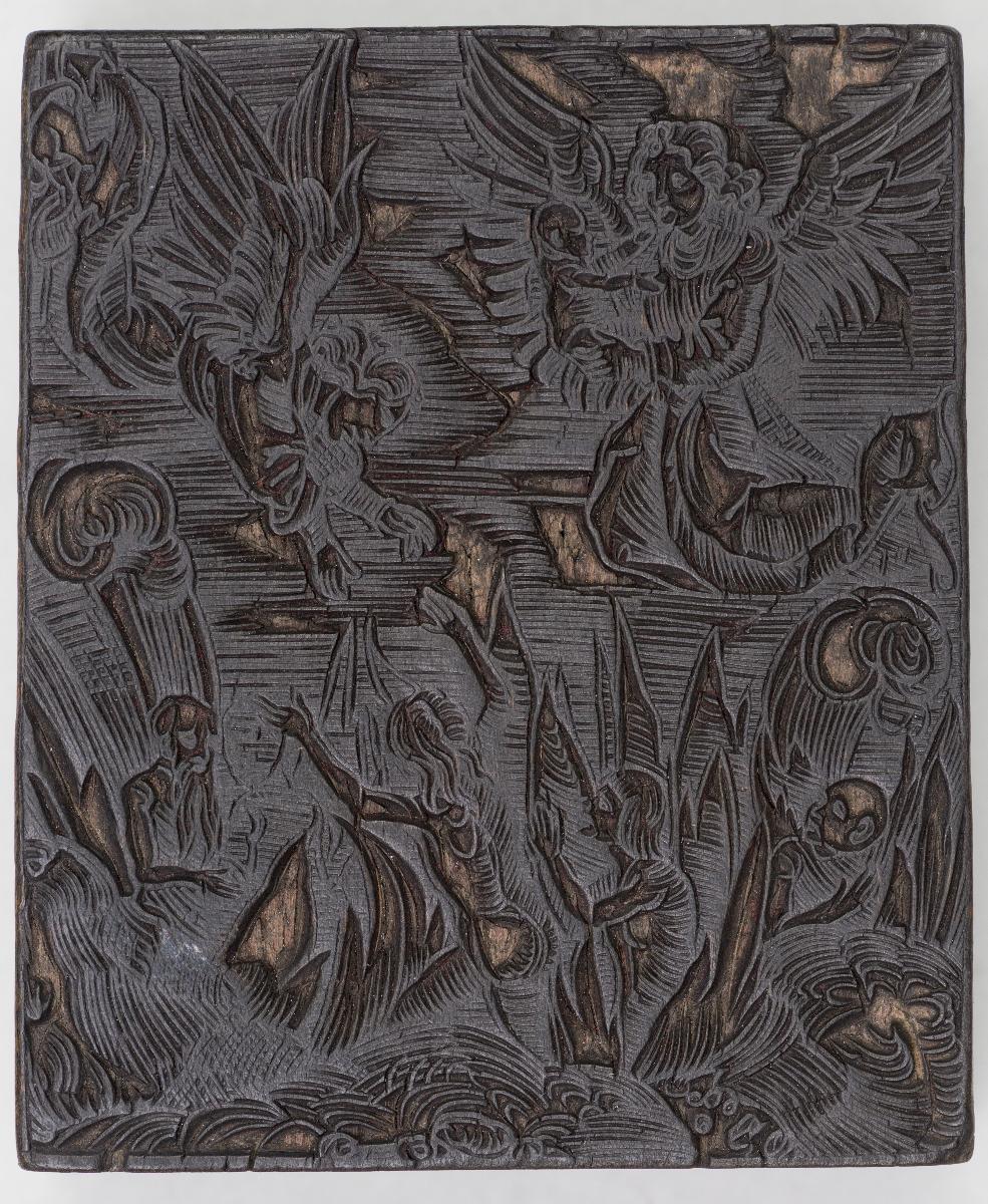 Vertreibung aus dem Paradies, Hl. Lukas, Gethsemane, Könid David, Verkündigung (nach Dürer), Gregorsmesse
(6 Stöcke)