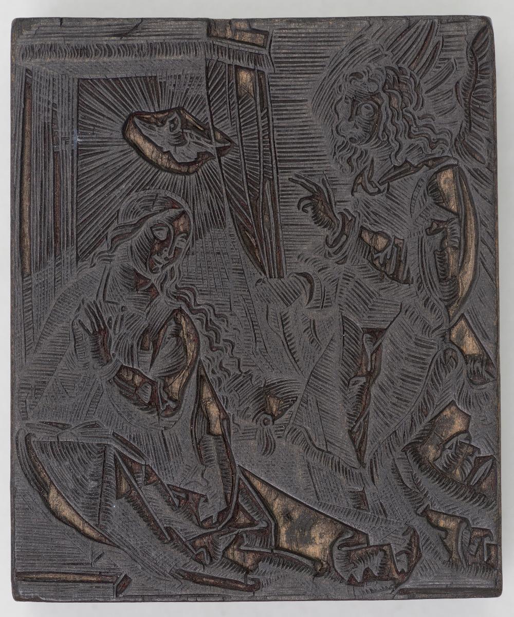 Vertreibung aus dem Paradies, Hl. Lukas, Gethsemane, Könid David, Verkündigung (nach Dürer), Gregorsmesse
(6 Stöcke)