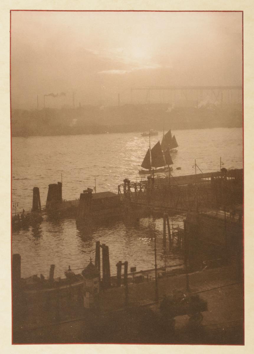 Blohm & Voss und alte Landungsbrücken (aus dem Album "Hamburg: Land und Leute der Niederelbe")