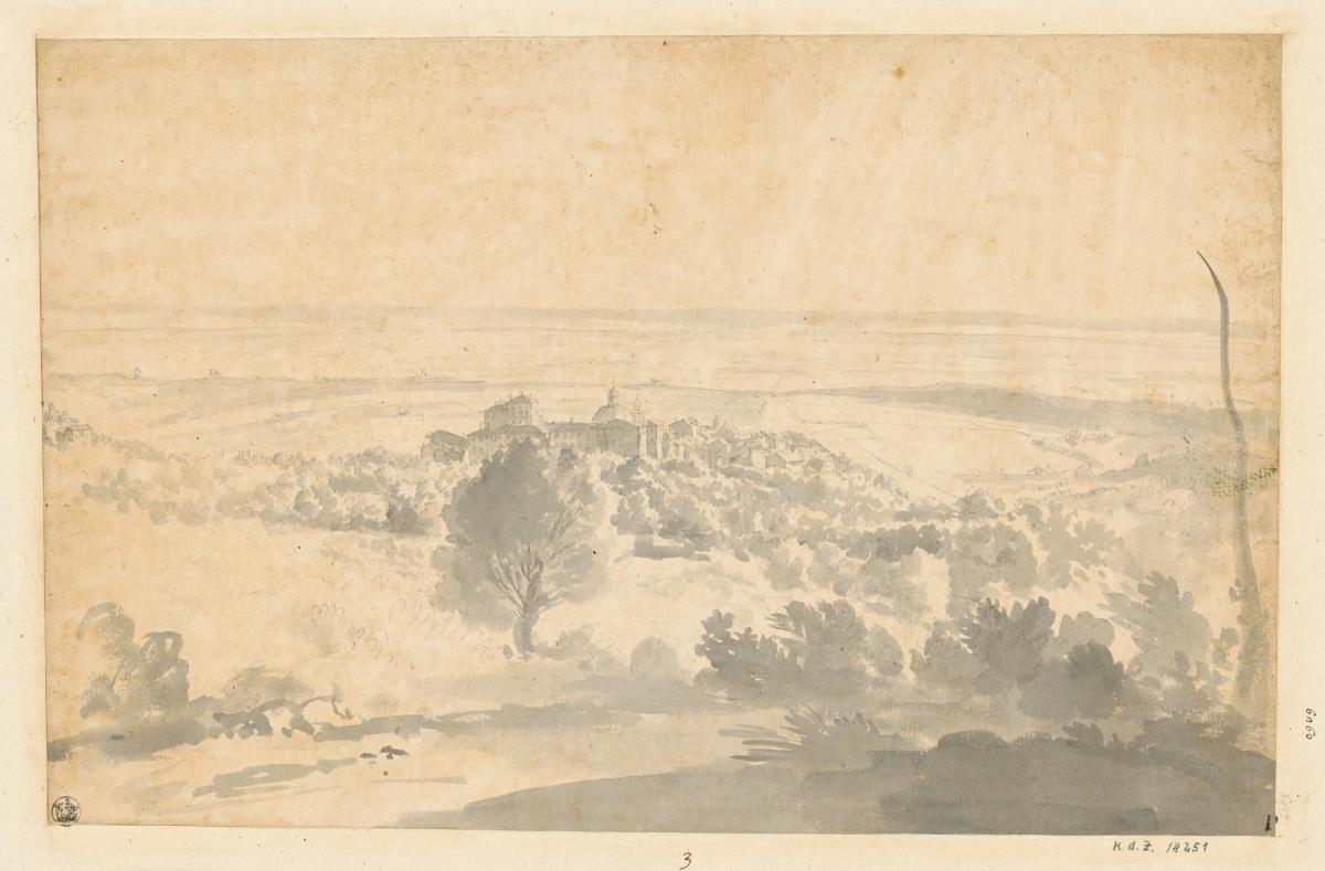 Blick auf Ariccia