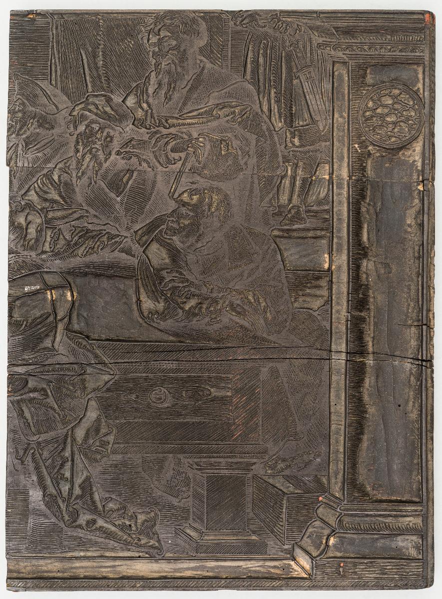 Abendmahl (mit Kerzenständer rechts von der Mittelsäule)
(8 Stöcke)