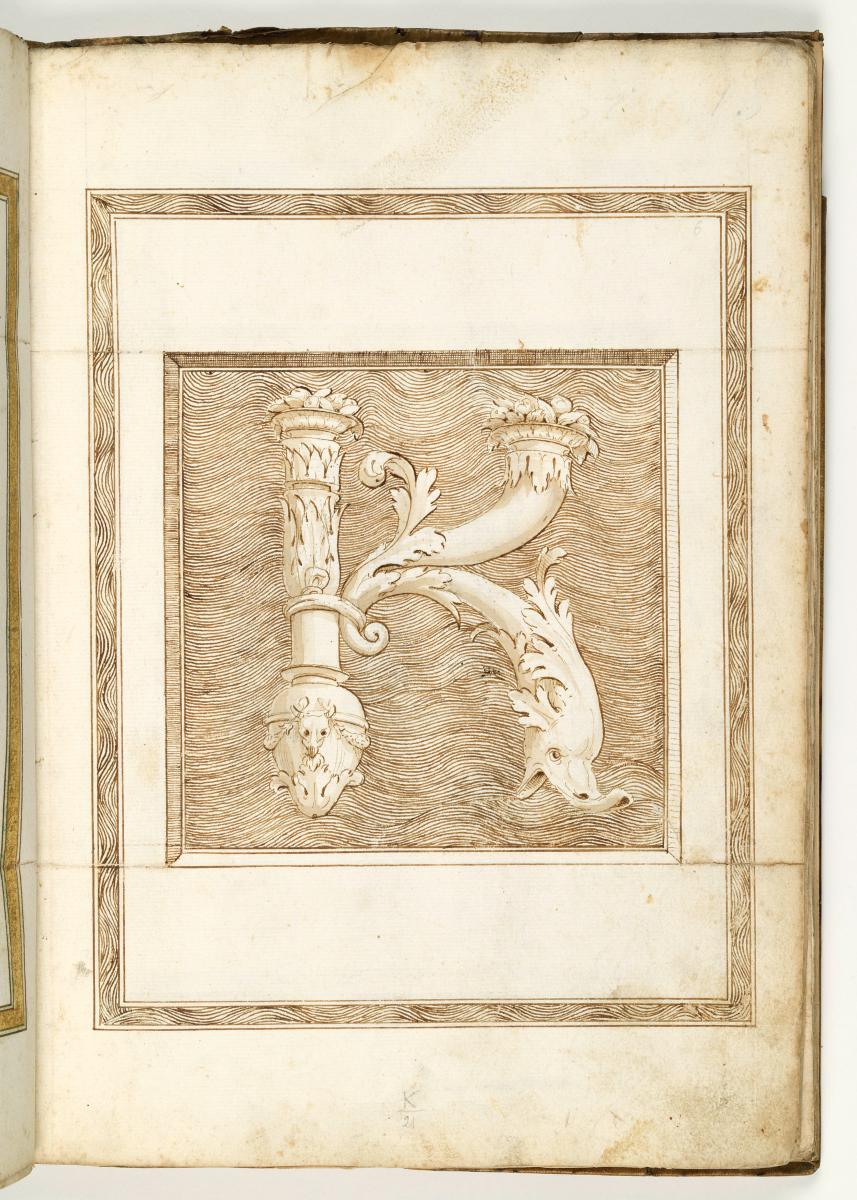 Zierbuchstabe K