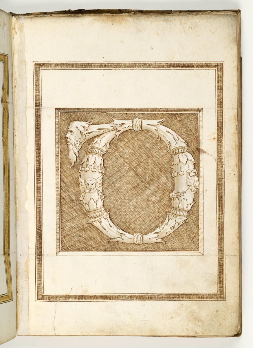 Zierbuchstabe D