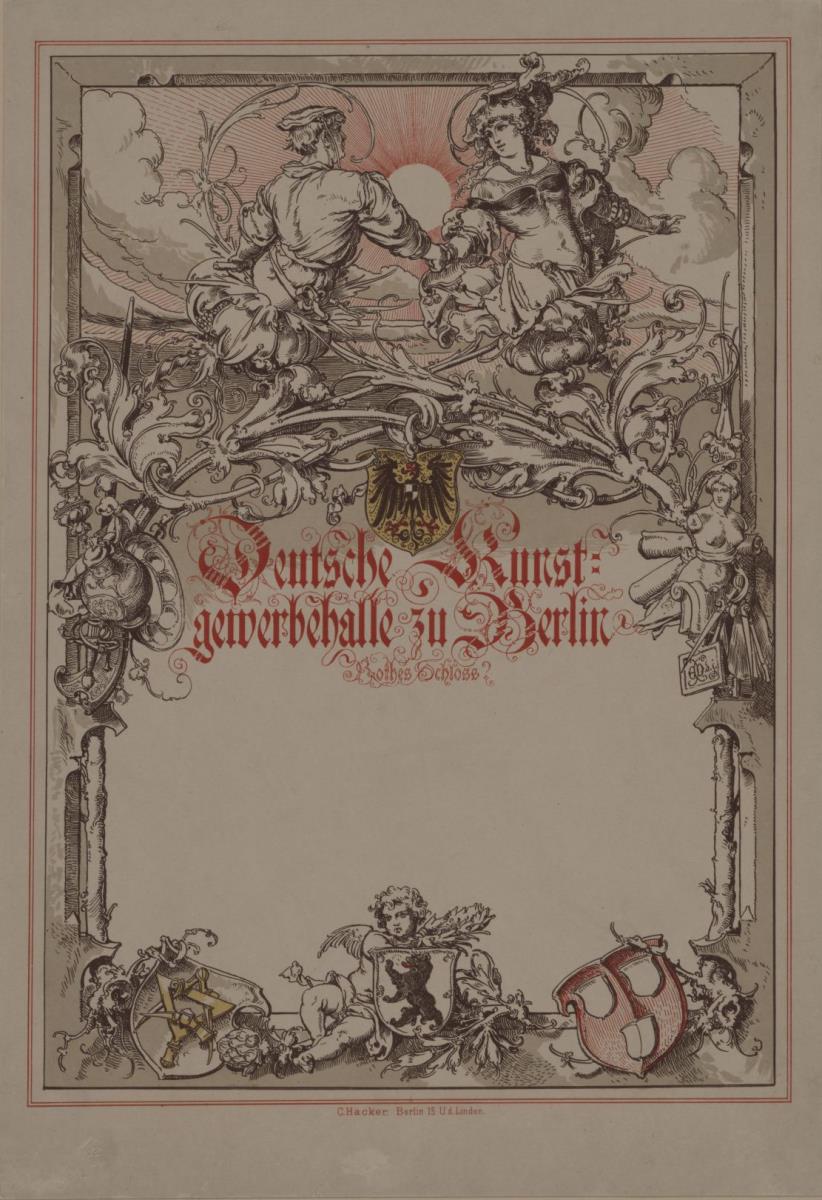 Deutsche Kunstgewerbehalle zu Berlin Roths Schloss