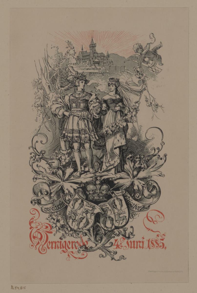 Constantin. Elisabeth. Wernigerode 4. Juni 1885