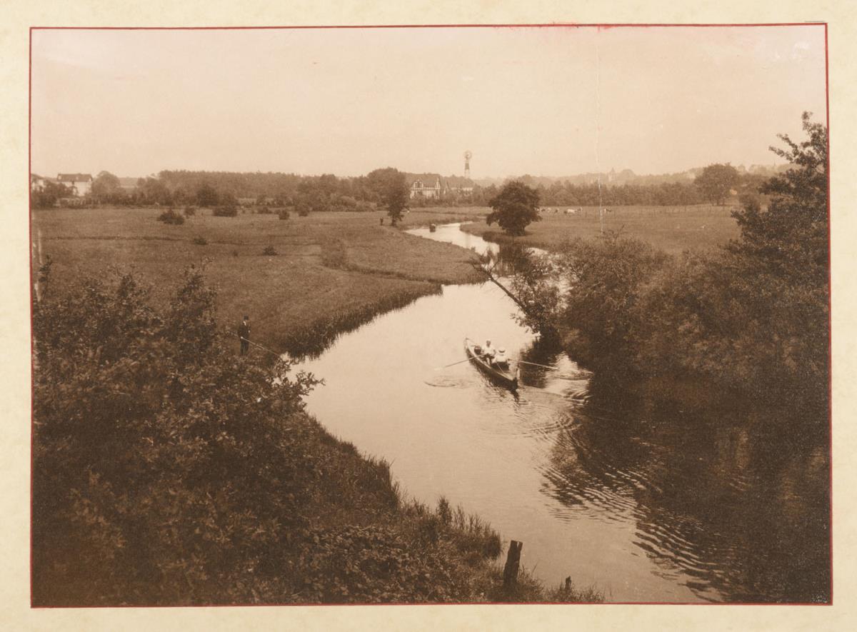 Alsteraufwärts bei Fuhlsbüttel (aus dem Album "Hamburg: Land und Leute der Niederelbe")