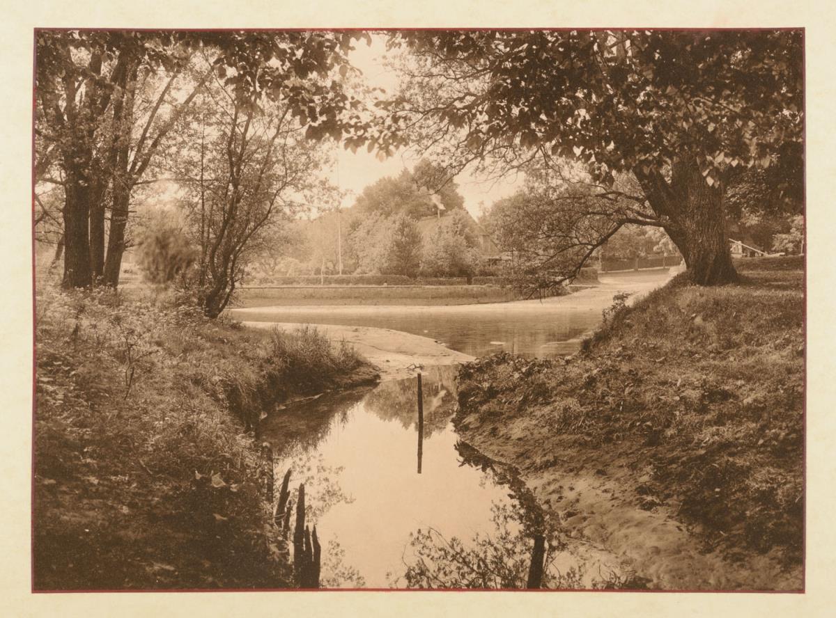 Alte Schleuse. Poppenbüttel (aus dem Album "Hamburg: Land und Leute der Niederelbe")