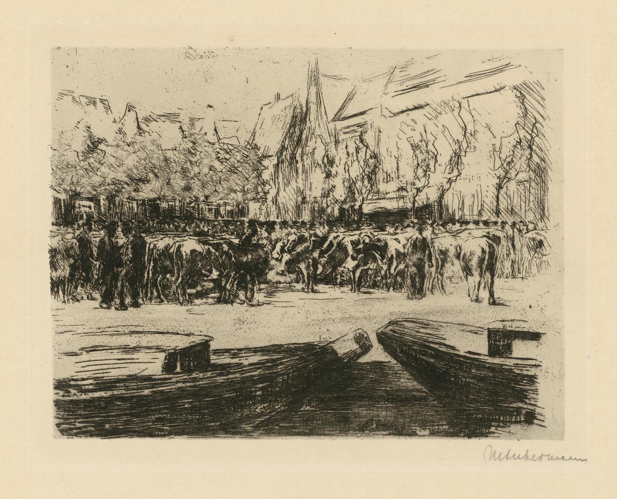 Rindermarkt in Leiden