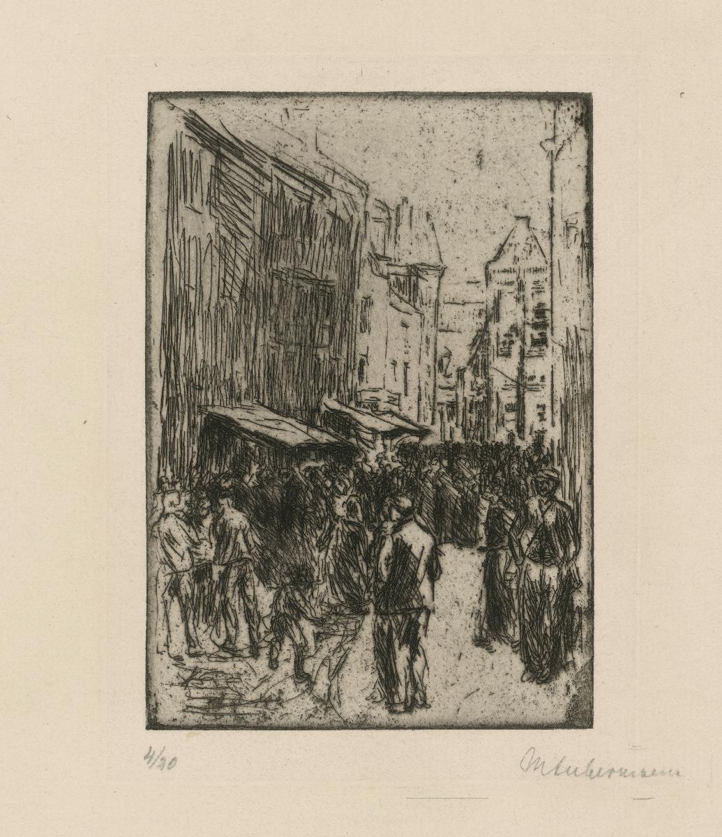 Aus dem Judenviertel in Amsterdam: Judenstraße (klein)
