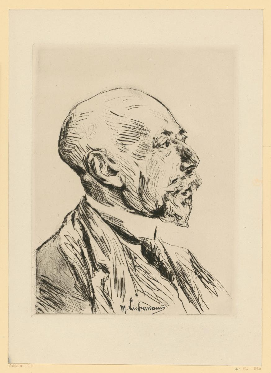 Porträt Professor Adolph Goldschmidt