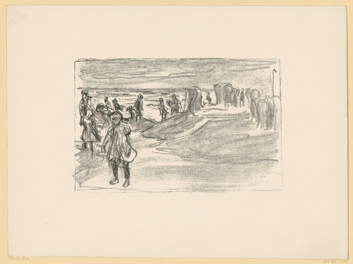 Strand in Noordwijk (aus: Kunst und Künstler)