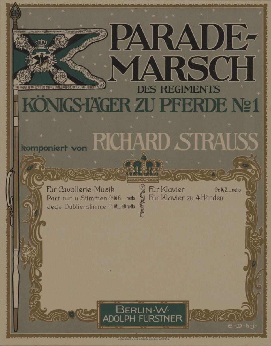 Parademarsch des regiments Königsjäger zu Pferde Nr. 1 von Richard Strauss