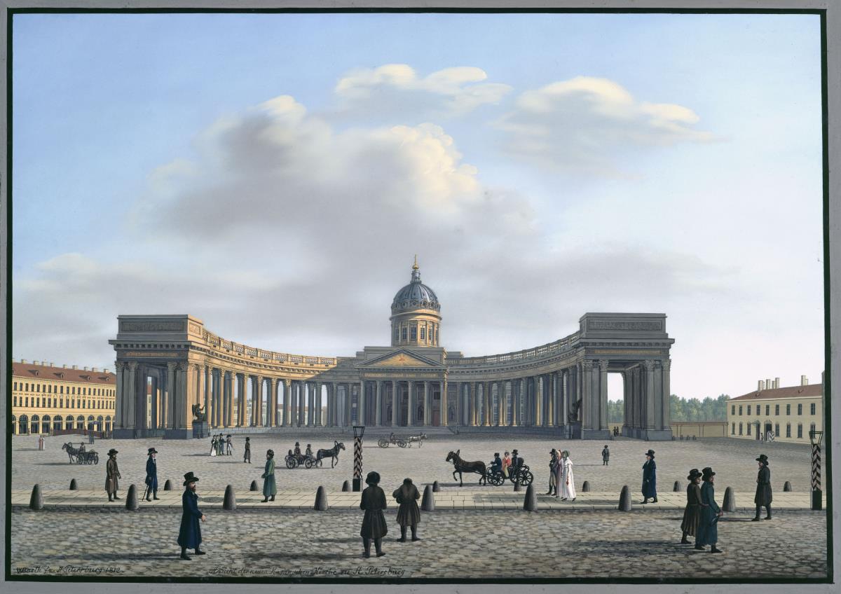Die Kasaner Kathedrale in St. Petersburg