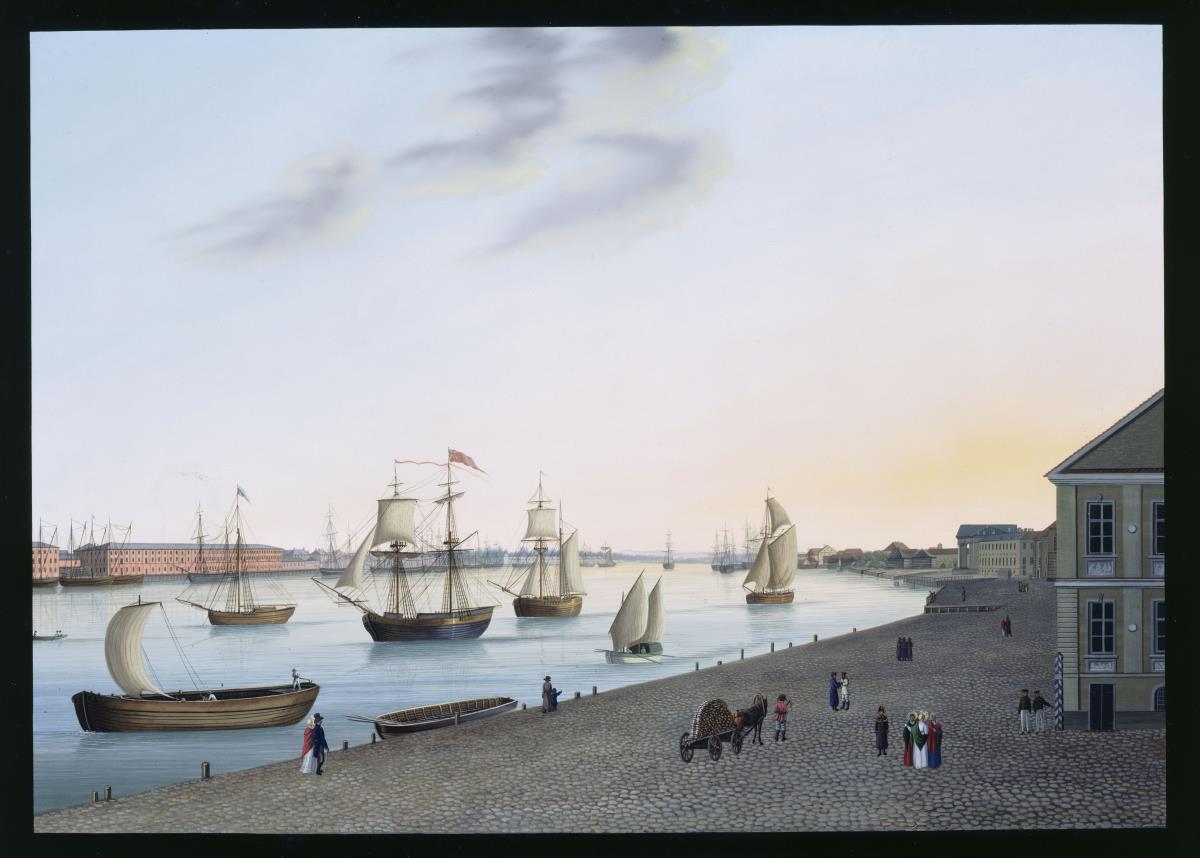 St. Petersburg. Newa-Ufer