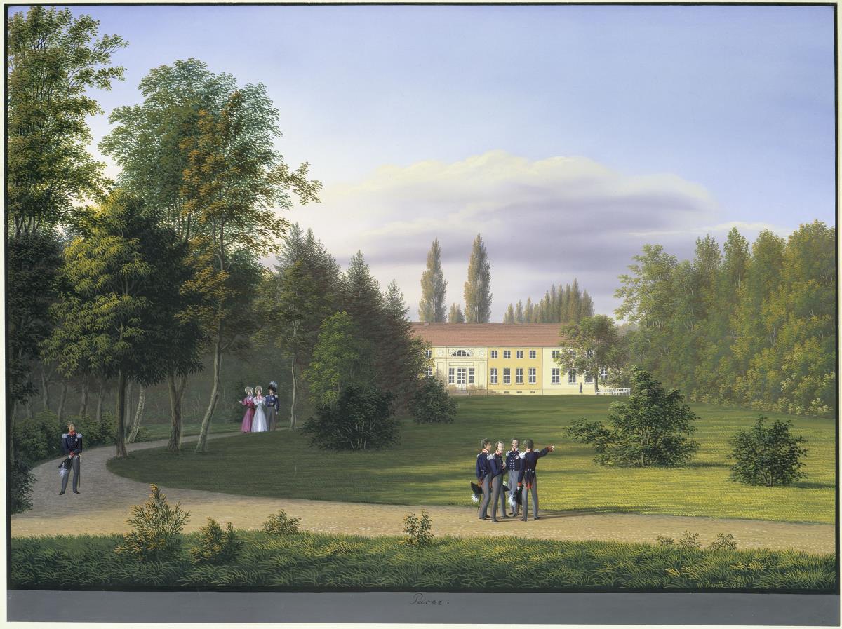 Schloss Paretz von der Gartenseite