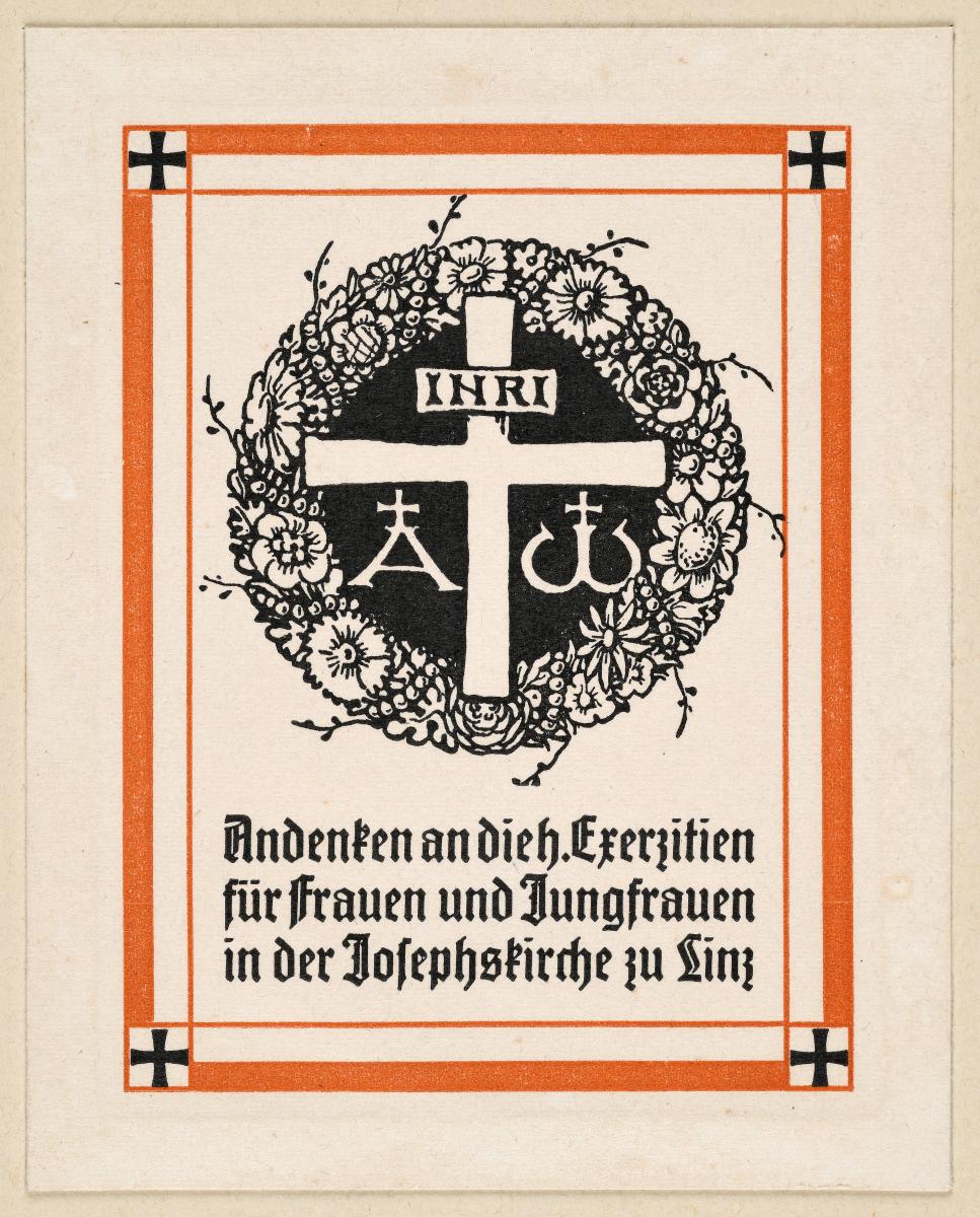 Andenken an die heiligen Exerzitien für Frauen und Jungfrauen in der Josephskirche zu Linz