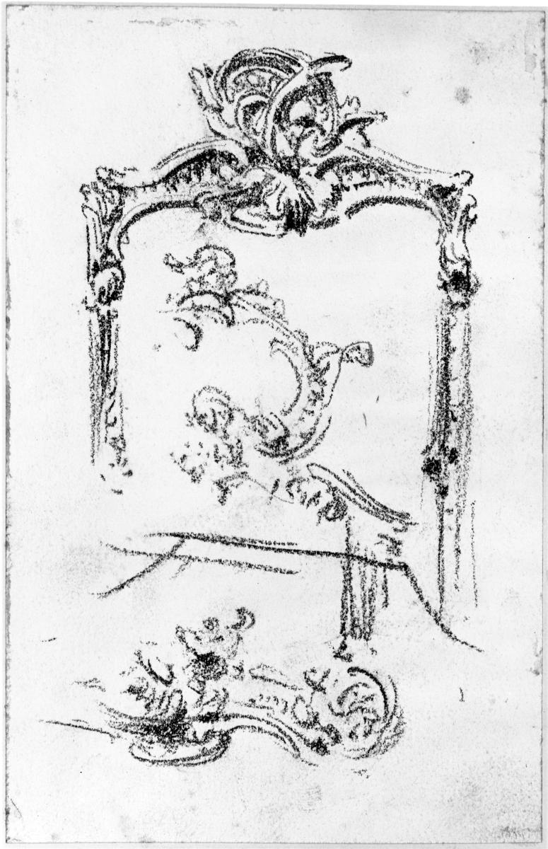 Rokoko-Rahmen und Details