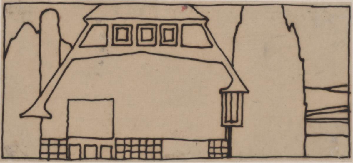 Landschaftliches Einzelmotiv, verm. Haus Olbrich