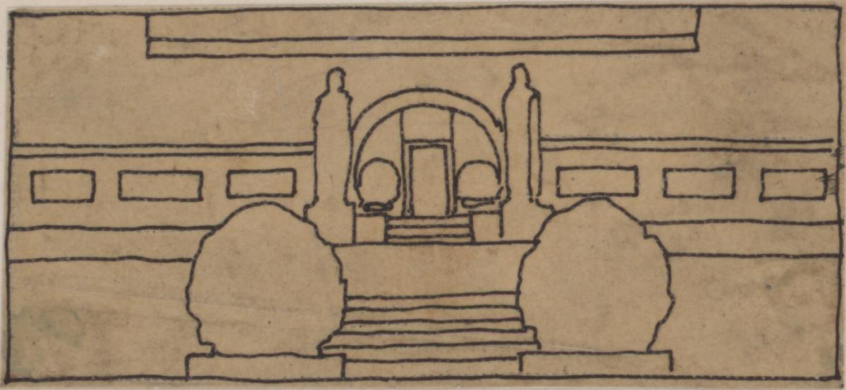 Landschaftliches Einzelmotiv, Ernst-Ludwig-Haus