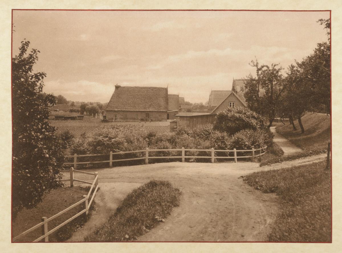 Allermöhe. Grenze Moorfleth (aus dem Album "Hamburg: Land und Leute der Niederelbe")