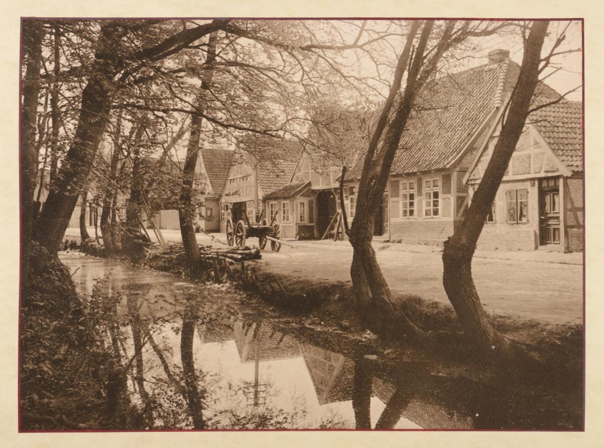 Horneburg. Marschdamm (aus dem Album "Hamburg: Land und Leute der Niederelbe")