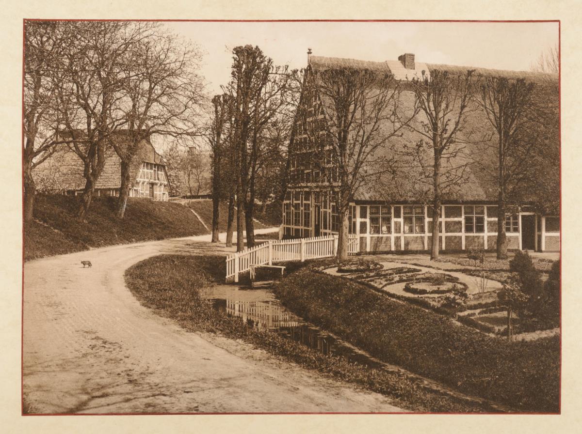 Ostmoorende. Bauerngarten (aus dem Album "Hamburg: Land und Leute der Niederelbe")