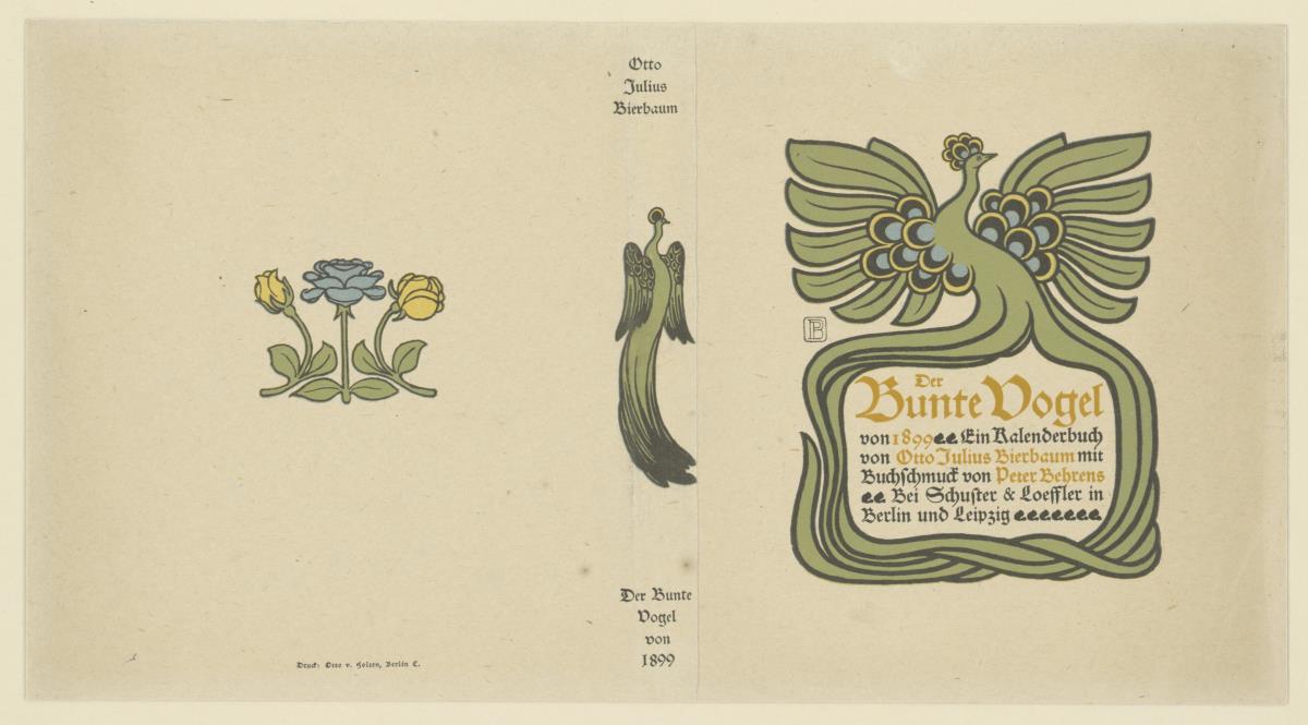 Otto Julius Bierbaum. Der bunte Vogel von 1899. Ein Kalenderbuch