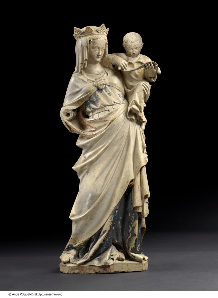 Stehende Maria mit Kind