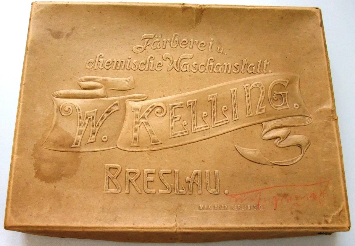Färberei u. chemische Waschanstalt W. Kelling. Breslau.