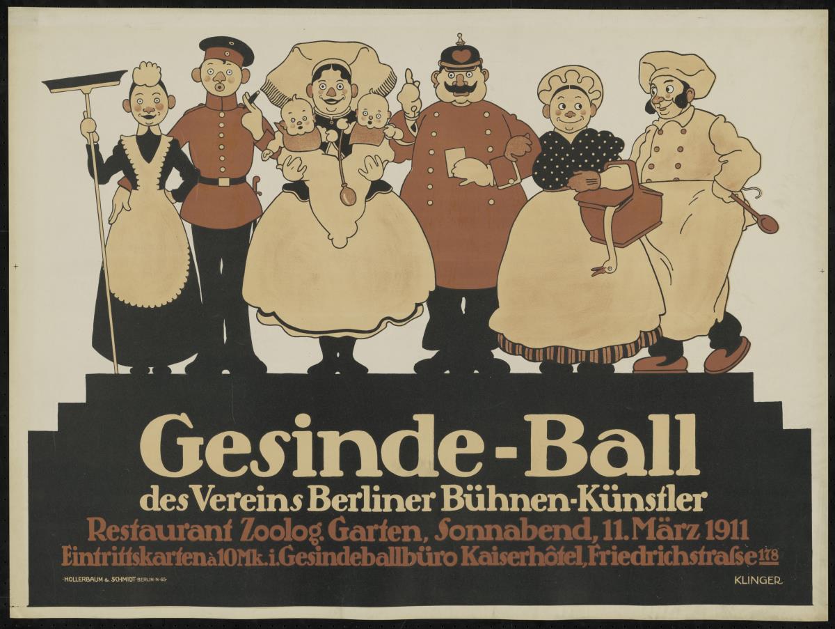 Gesindeball des Vereins Berliner Bühnenkünstler