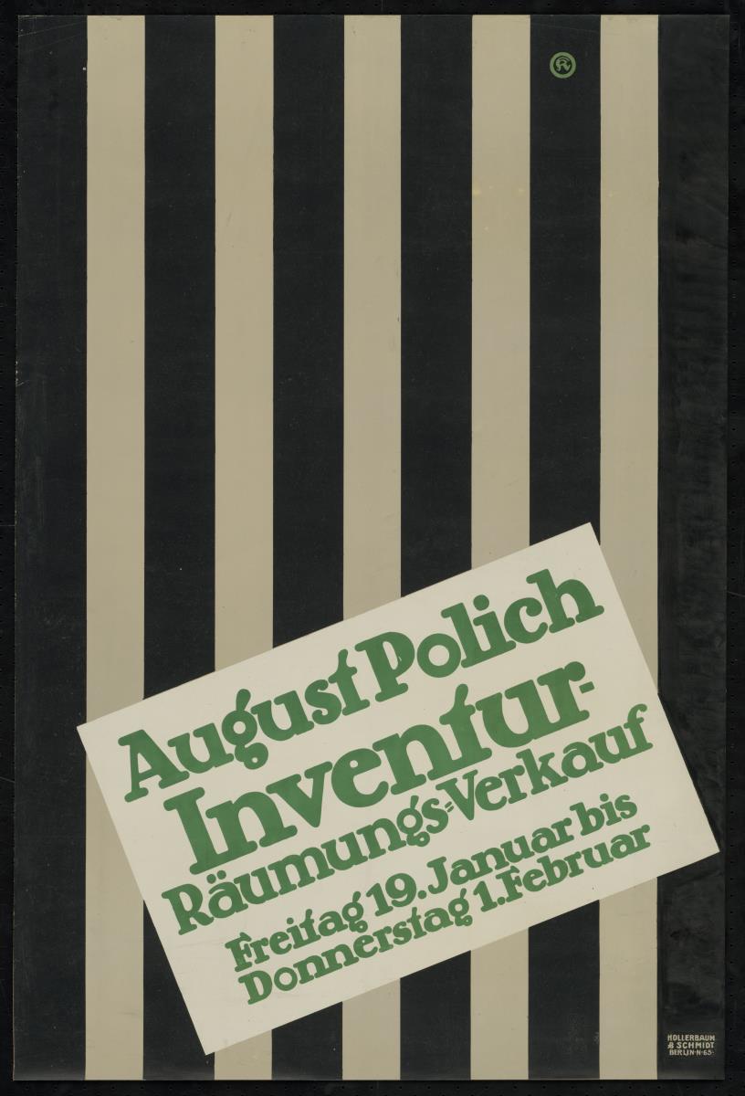 August Polich Inventur Räumungsverkauf