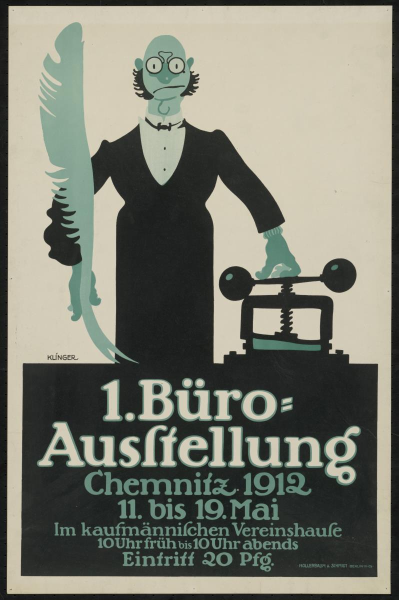 1. Büroausstellung in Chemnitz