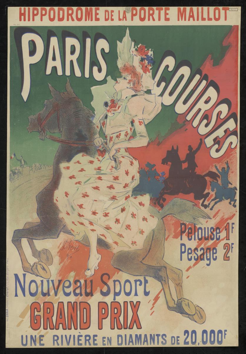 Hippodrome de la Porte Maillot. Paris Couses