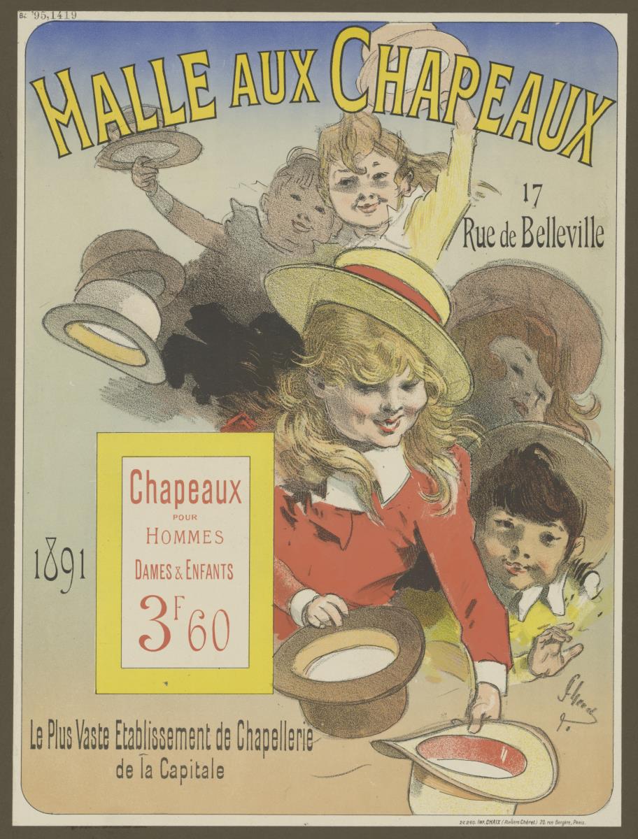 Halle aux Chapeaux. Le plus vaste etablissement de chapellerie de la capitale