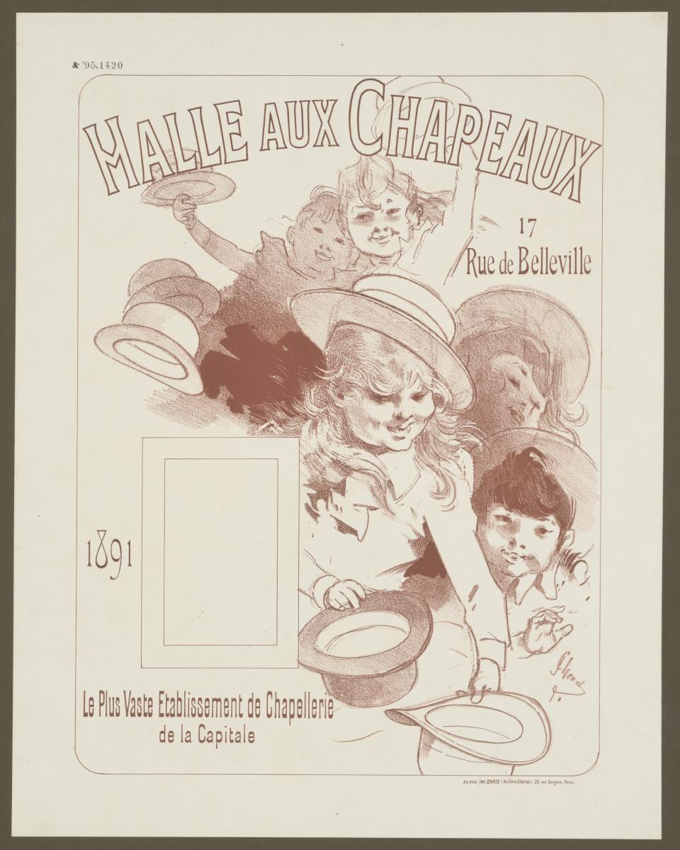 Halle aux Chapeaux. Le plus vaste etablissement de chapellerie de la capitale